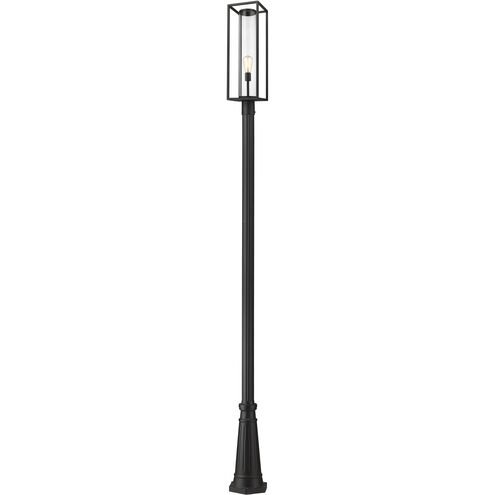 Dunbroch 1 Light 121.75 inch Black Outdoor Post Mounted Fixture