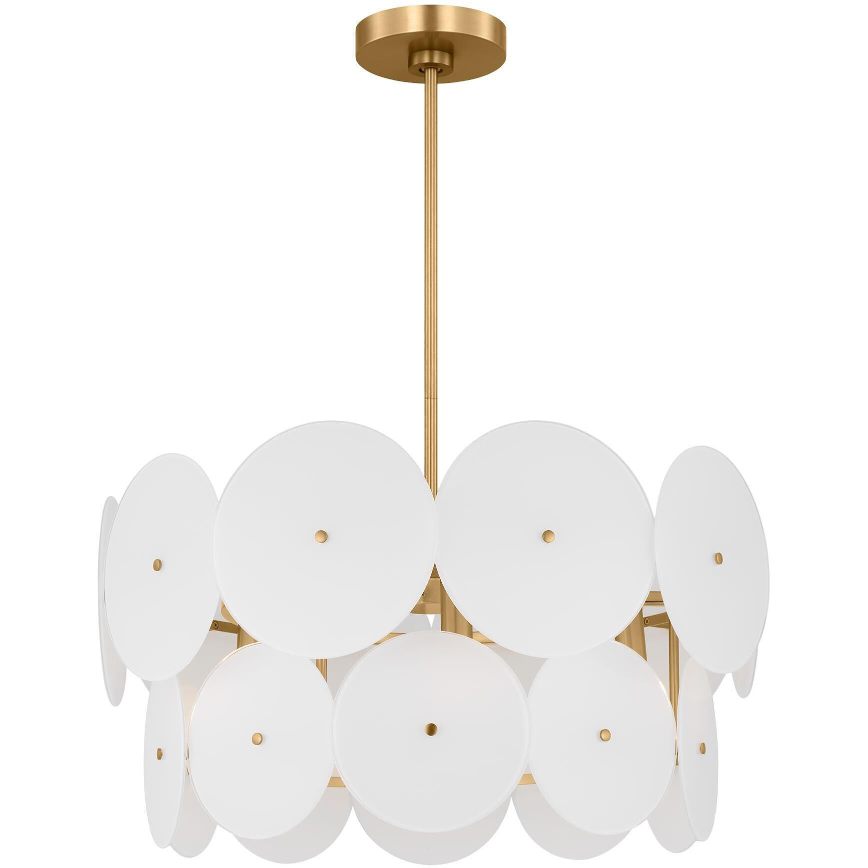 kate spade new york Emery 6 Light 23.88 inch Burnished Brass Chandelier Ceiling Light
