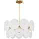 kate spade new york Emery 6 Light 23.88 inch Burnished Brass Chandelier Ceiling Light