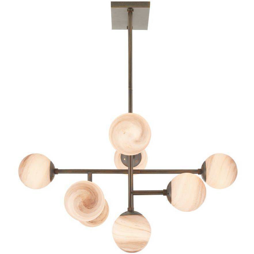 Hadden 9 Light 36 inch Bronze Chandelier Ceiling Light