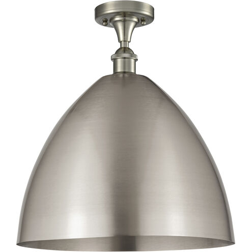 Ballston Dome 1 Light 16 inch Brushed Satin Nickel Semi-Flush Mount Ceiling Light