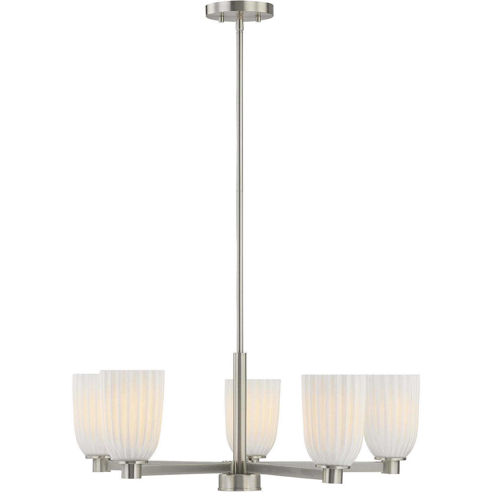 Baldwin 5 Light 28 inch Satin Nickel Chandelier Ceiling Light, Essentials