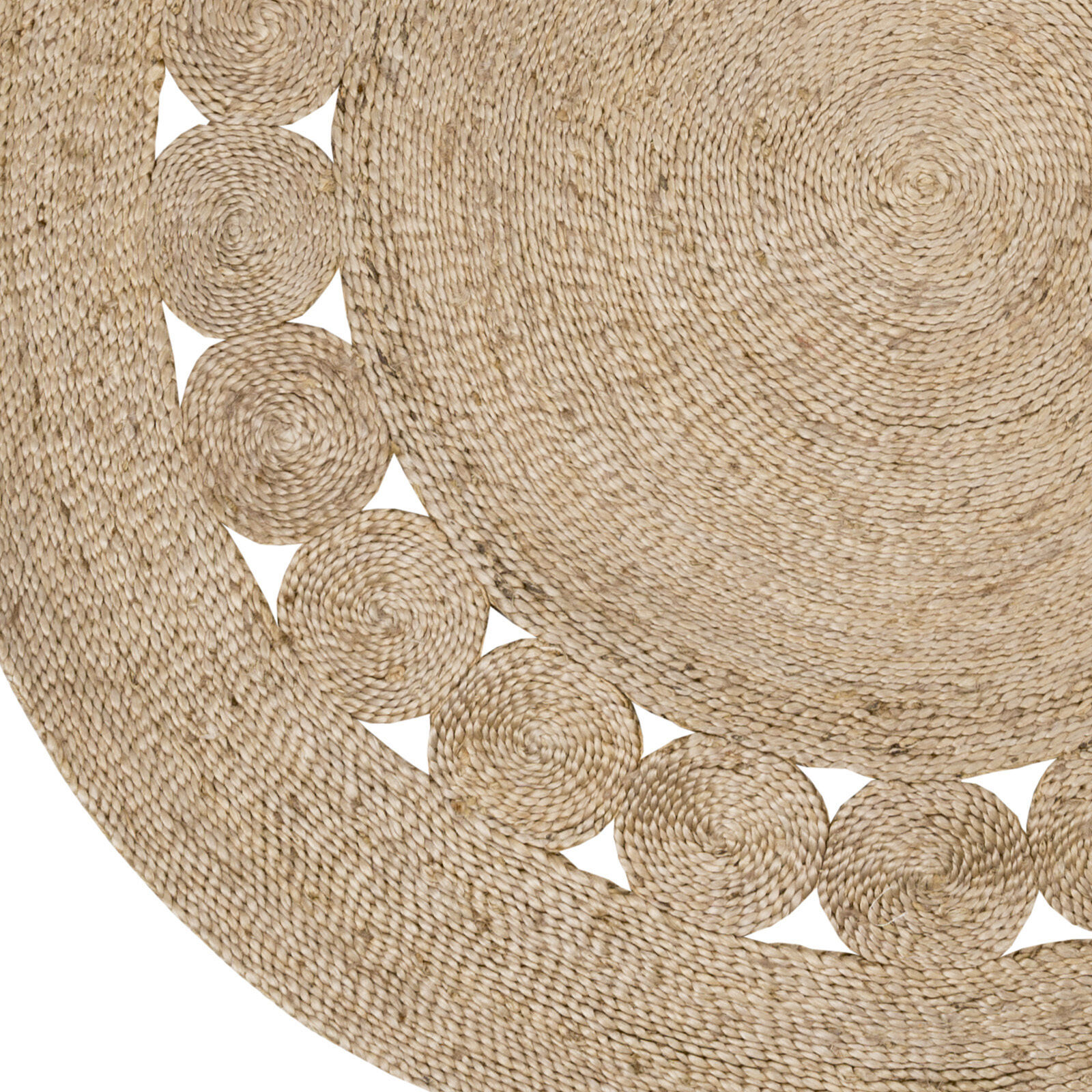 Sundaze 96 inch Tan Rug in 8 Ft Round, Round