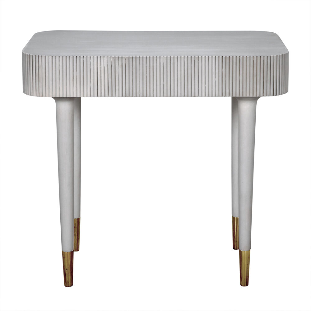 Celine 33 X 20 inch White Wash Desk/Side Table