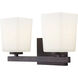 Madison 2 Light 14 inch Oil Rubbed Bronze Vanity Light Wall Light