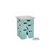 Aquarium 25 X 18 inch Seafoam and Whitewash Accent Table