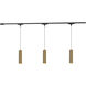 Remuda 120 Brushed Gold Trilo Track Ceiling Light