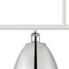 Ballston Dome 4 Light 48 inch White and Polished Chrome Island Light Ceiling Light