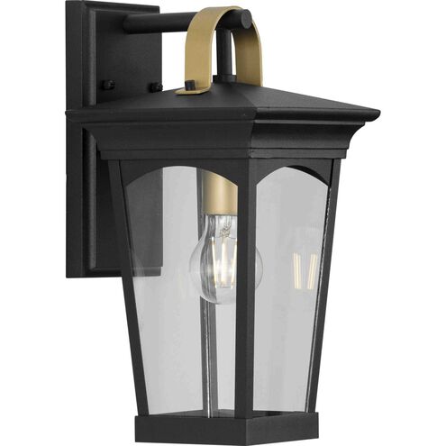 Chatsworth 1 Light 14 inch Textured Black Outdoor Wall Lantern, Small, Design Series