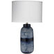 Batik 25 inch 150.00 watt Indigo Table Lamp Portable Light in White Linen