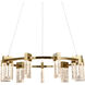 Artisan Collection/SORRENTO Series 27 inch Antique Brass Chandelier Ceiling Light