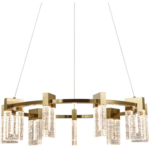 Artisan Collection/SORRENTO Series 27 inch Antique Brass Chandelier Ceiling Light