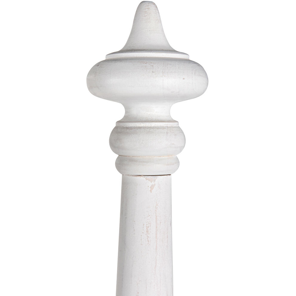 New Douglas White Wash Bed, Eastern King