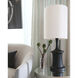 Varenne 34 inch 150 watt Matte Black Table Lamp Portable Light