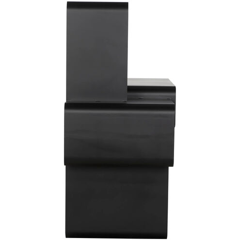 Latisia 39 X 38 X 18.5 inch Matte Black Shelf