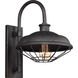 Lennex 1 Light 17.25 inch Slate Grey Metal Outdoor Wall Lantern