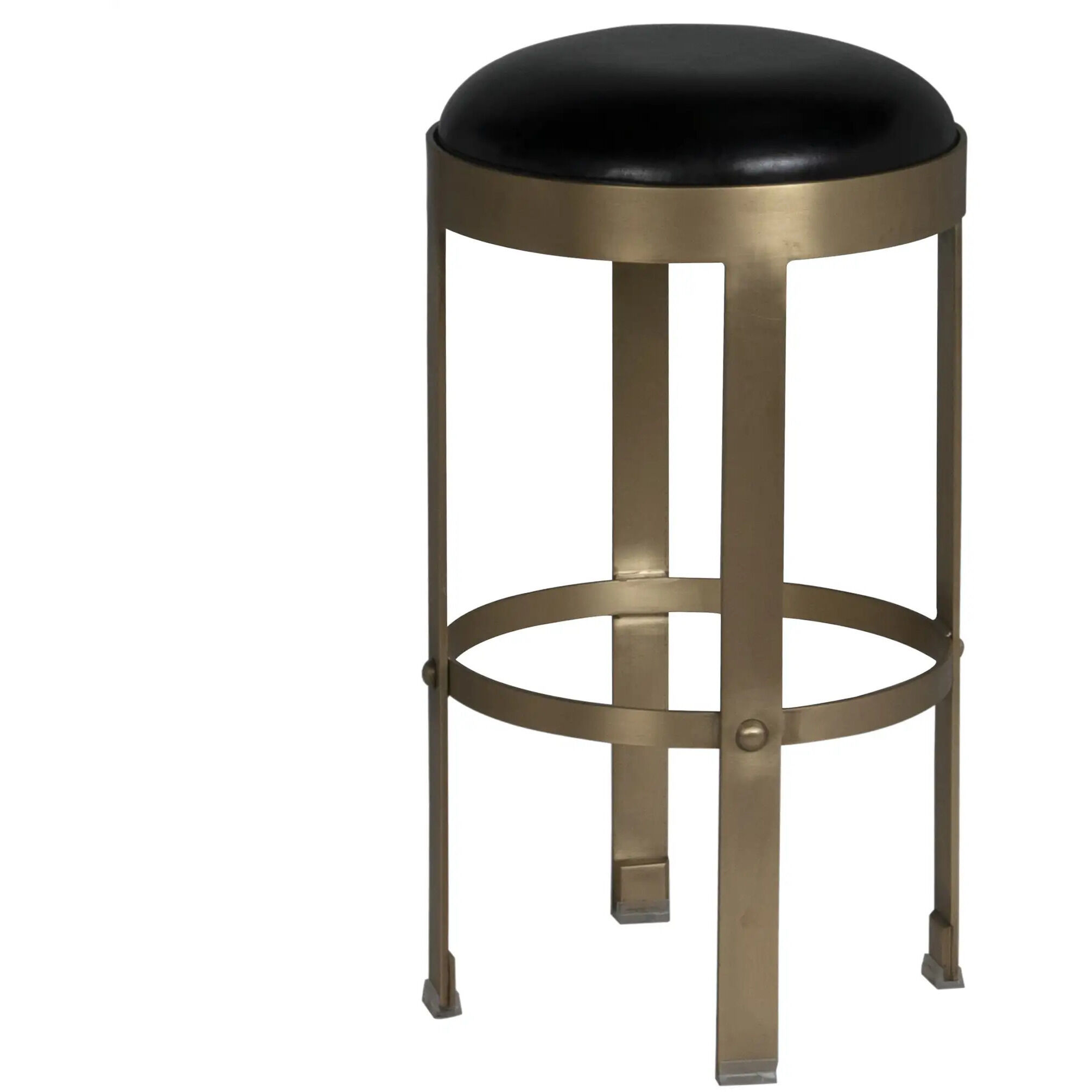Prince 25 inch Antique Brass Counter Stool