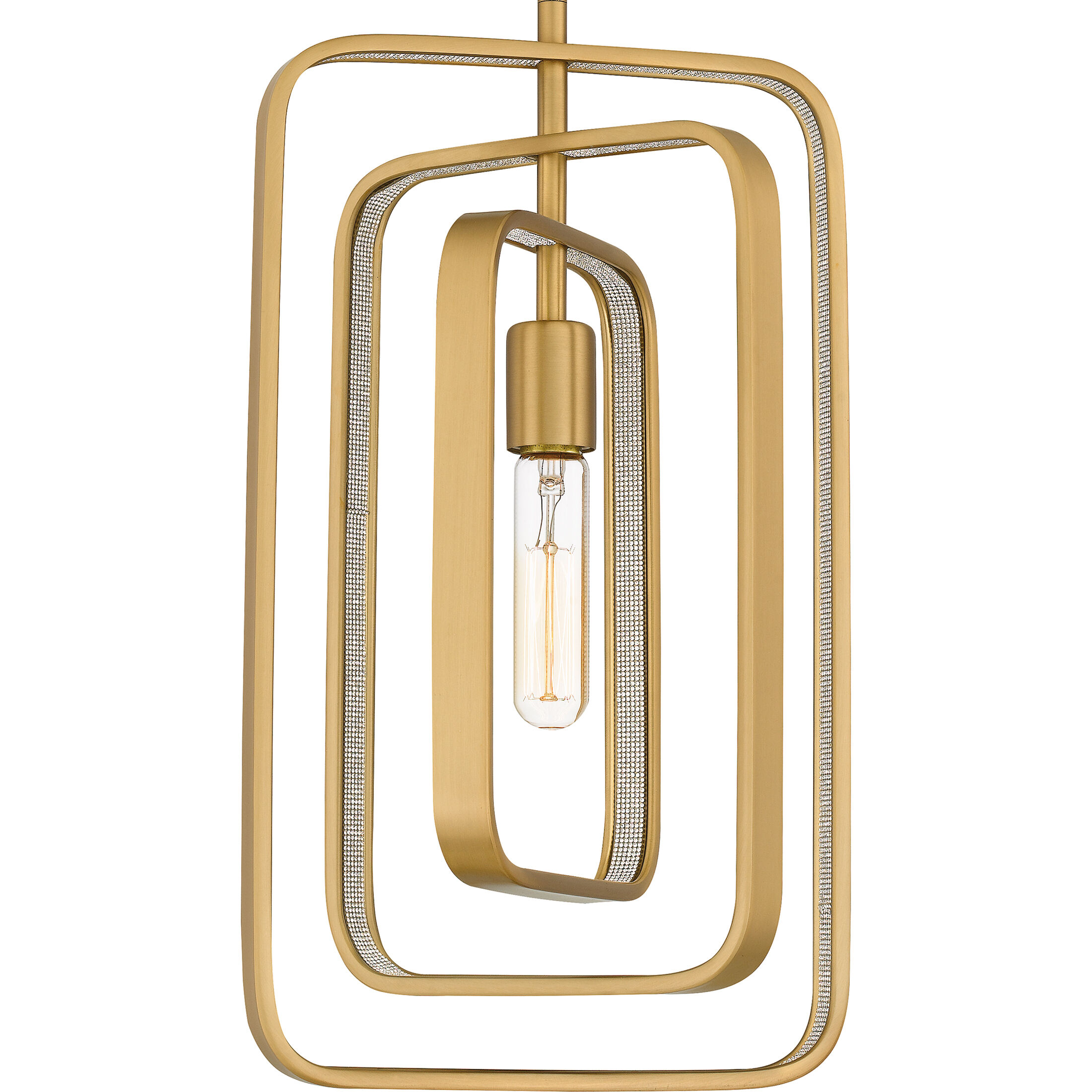 Dupree 1 Light 10 inch Brushed Weathered Brass Mini Pendant Ceiling Light