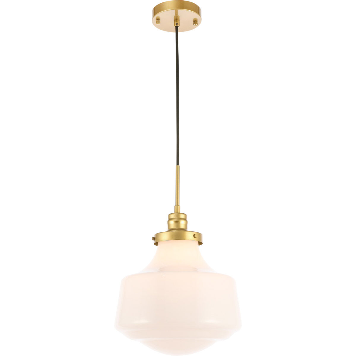 Lyle 1 Light 11 inch Brass Pendant Ceiling Light