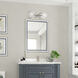 Downtown 2 Light 7 inch Brushed Nickel Vanity Sconce Wall Light, Sphere