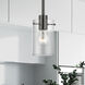 Munich 1 Light 5 inch Black Chrome Single Pendant Ceiling Light, Single