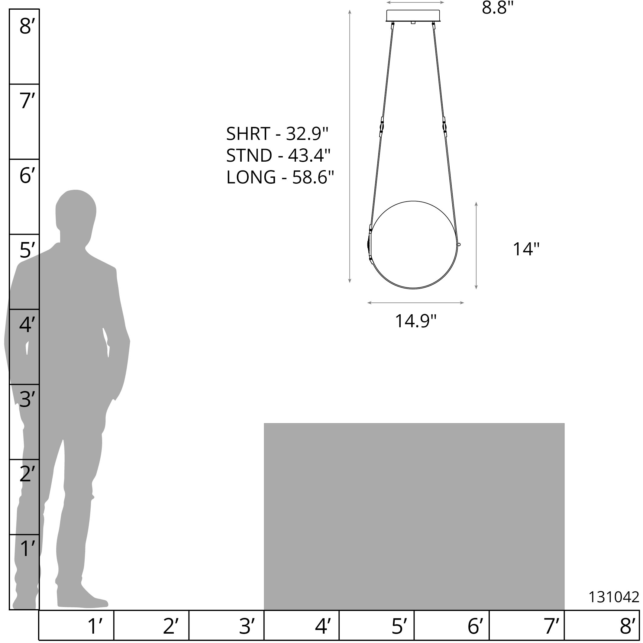 Derby LED 14.9 inch Black and Polished Nickel Pendant Ceiling Light in Leather Black/Non-Branded Plate, Black/Polished Nickel, Large