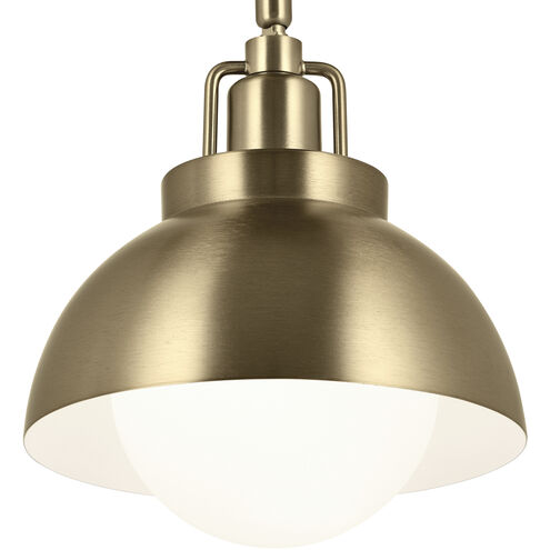 Niva LED 8 inch Champagne Bronze Semi Flush Mount Ceiling Light