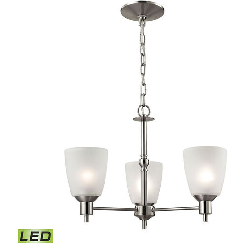 Jackson LED 20 inch Brushed Nickel Chandelier Ceiling Light