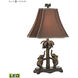 Adamslane 24 inch 9.00 watt Bronze Table Lamp Portable Light