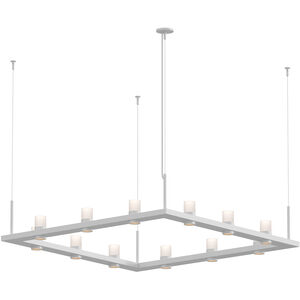Intervals LED 56 inch Satin White Pendant Ceiling Light