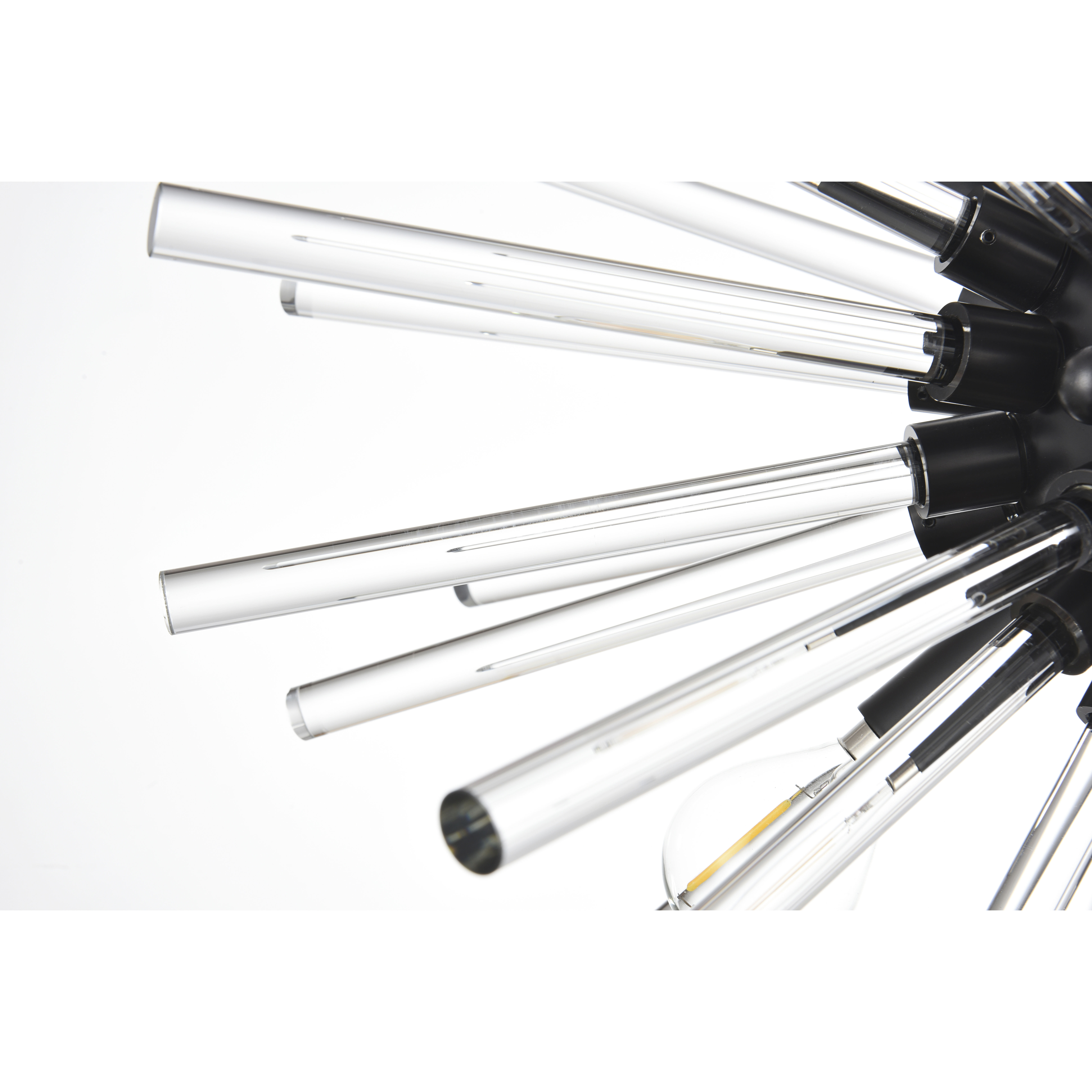 Sienna 4 Light 18 inch Black Wall Sconce Wall Light, can be Flush Mounted