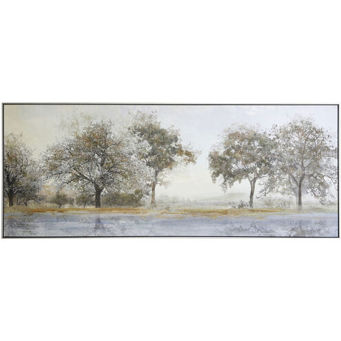 Cameron Multi - Cream and Green and Grey Wall Art