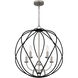 Bryn 5 Light 24 inch Antique Nickel Pendant Ceiling Light