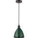 Edison Plymouth Dome 1 Light 8 inch Oil Rubbed Bronze Mini Pendant Ceiling Light