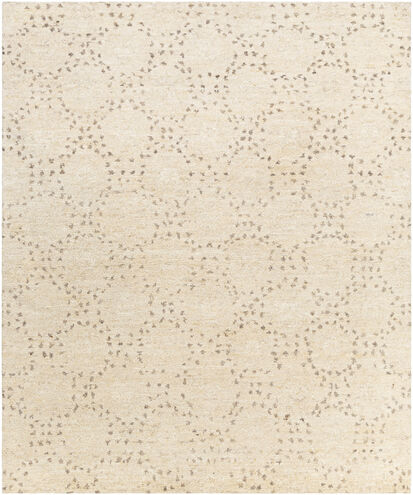 Pampa 120 X 96 inch Cream Rug in 8 x 10, Rectangle