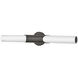 Grace LED 5 inch Textured Black Oxide Bath Light Wall Light