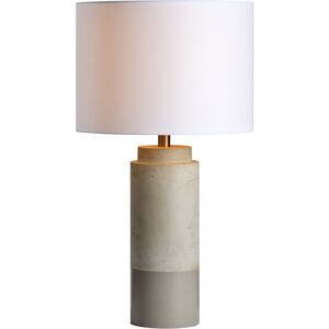 Lagertha 26 inch 100 watt Sand Brown Table Lamp Portable Light