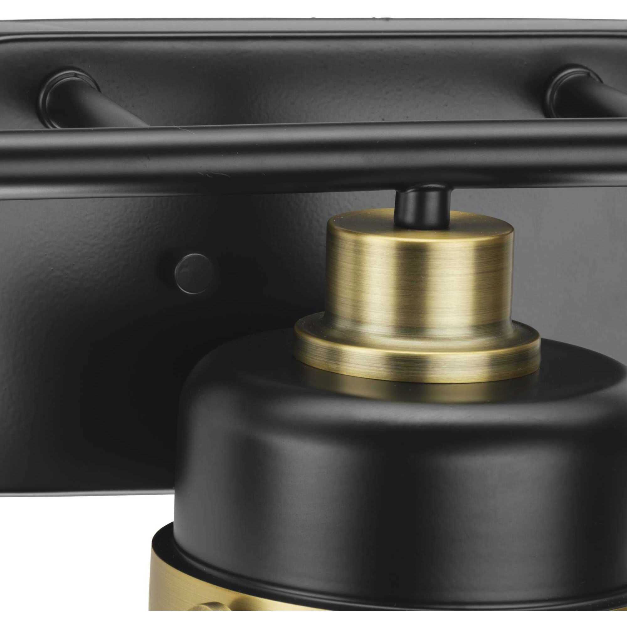 Beckner 3 Light 24.12 inch Matte Black Bath Light Wall Light