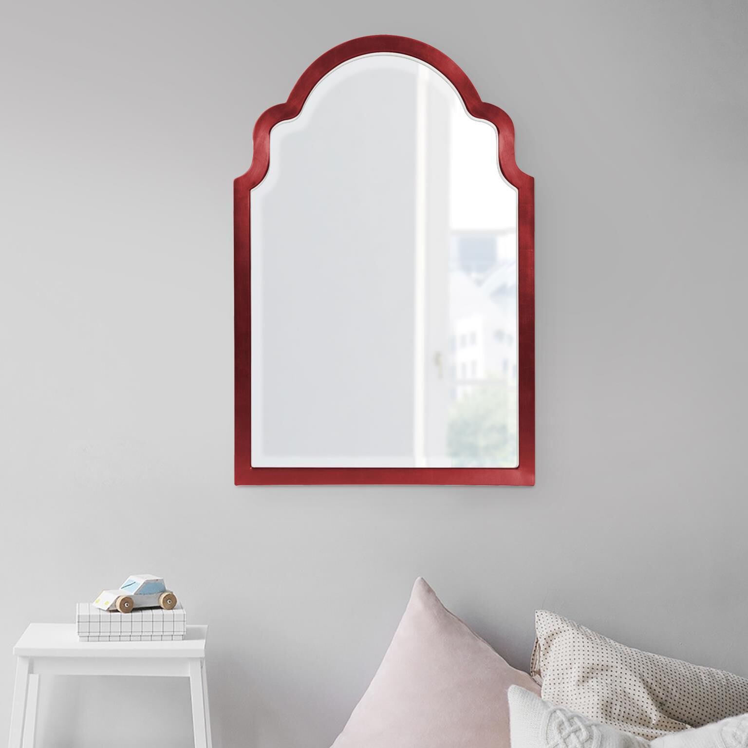 Sultan 36 X 24 inch Burgundy Mirror