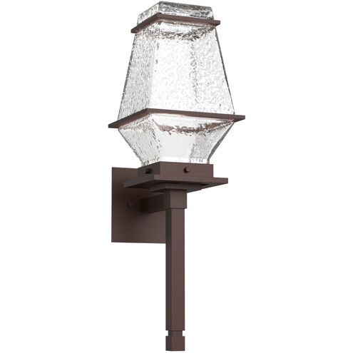 Landmark LED 23.9 inch Statuary Bronze Outdoor Sconce in 3000K LED, Torch