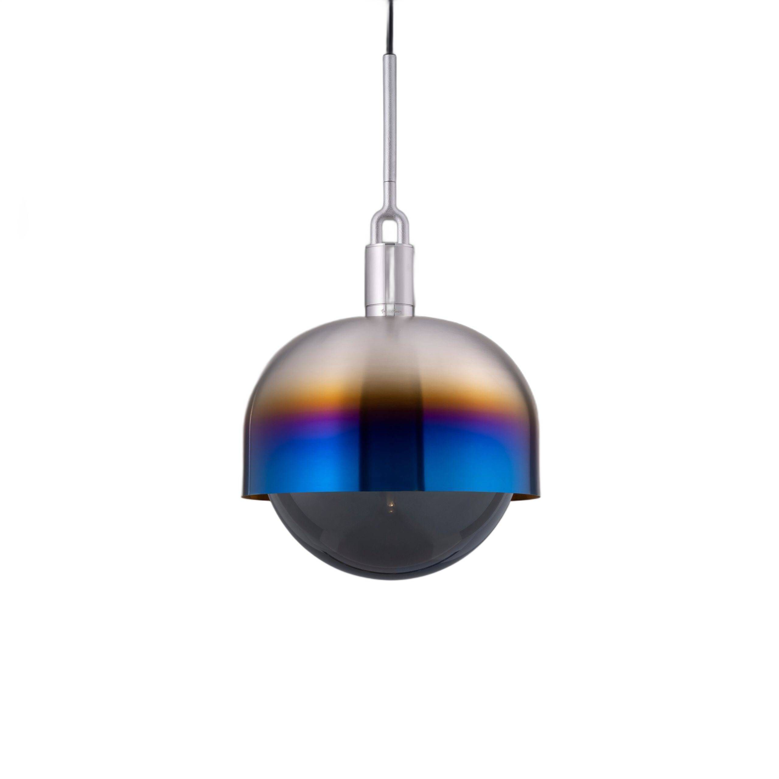 Forked LED 13.39 inch Burnt Steel Pendant Ceiling Light