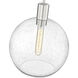 Margo 1 Light 13.75 inch Brushed Nickel Pendant Ceiling Light