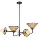 Alora Mood Piper 4 Light 39.88 inch Matte Black Chandelier Ceiling Light