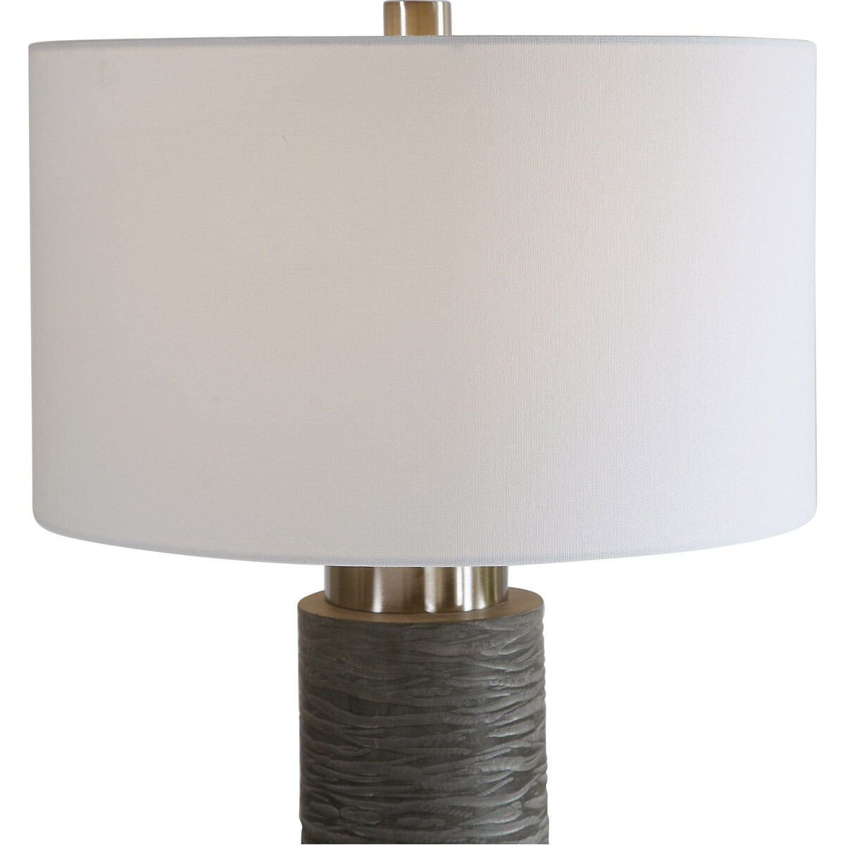 Strathmore 28 inch 150 watt Stone Gray Table Lamp Portable Light