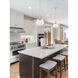 Margo 1 Light 9.75 inch Brushed Nickel Pendant Ceiling Light