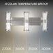 Hourglass LED 24 inch Brushed Nickel Bath Vanity & Wall Light in 4000K, dweLED
