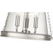 Prescott 3 Light 12 inch Polished Nickel Pendant Ceiling Light