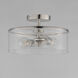 Livingston 2 Light 11.75 inch Satin Nickel Flush Mount Ceiling Light