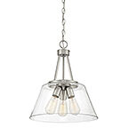 Calhoun 3 Light 15 inch Satin Nickel Pendant Ceiling Light, Essentials