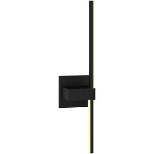 Aries LED 3.02 inch Black ADA Sconce Wall Light, Linear